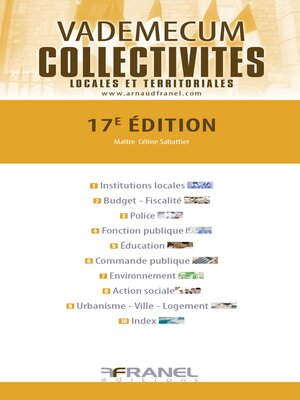 cover image of Vademecum des collectivités locales et territoriales